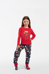 Pijama de niña rojo