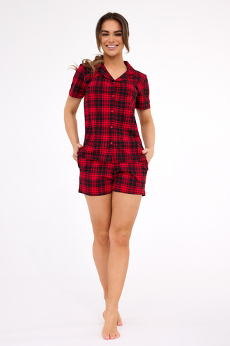 346/424 Tracy 2 Cornette pijama de mujer - manga corta y pantalón, algodón