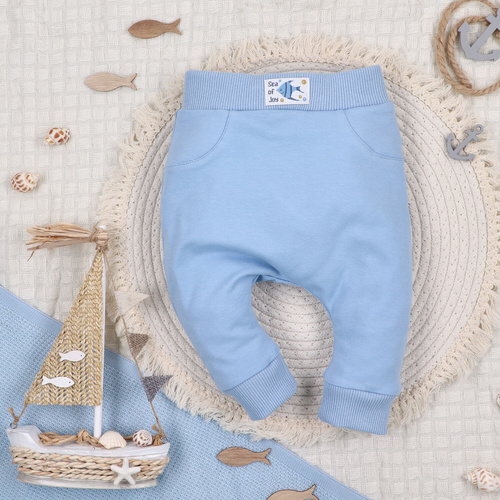 ABN-5457 Sea Of Joy Pantalones de chándal Nini para niños - algodón orgánico, cintura cómoda