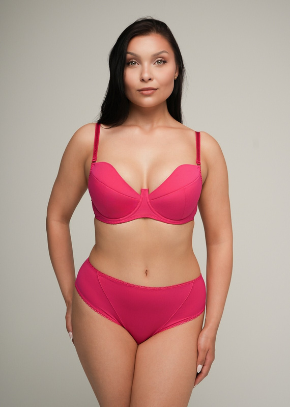 2204 Sujetador push-up Ava - fucsia, suave, glamuroso y femenino