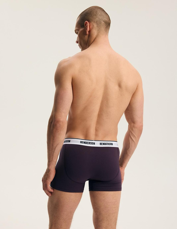 Bóxer para hombre Henderson 45476 Free 2 unidades de algodón con cinturilla ancha y logo
