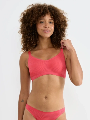 Bralette sloggi ZERO Feel Air sin costuras, ligero flamingo