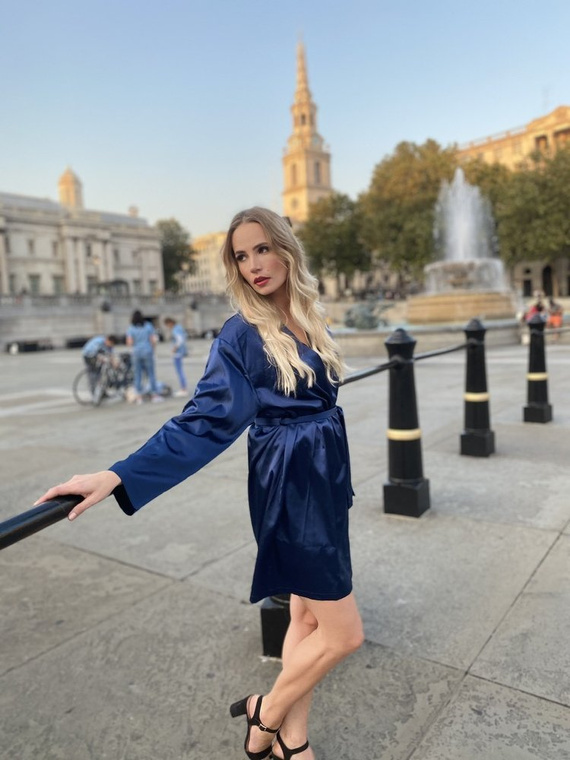 797 Bata clásica de mujer Forex - azul marino