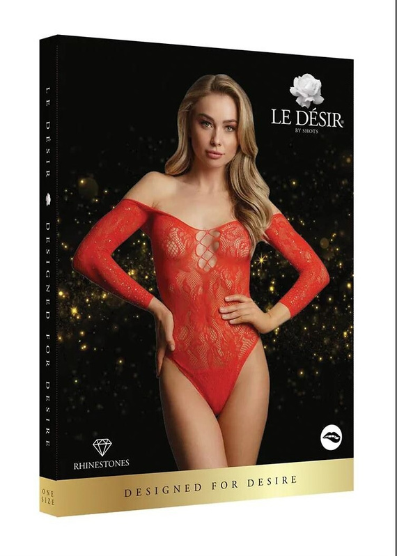 Body DCH004 Le Désir sexy con circonitas y malla