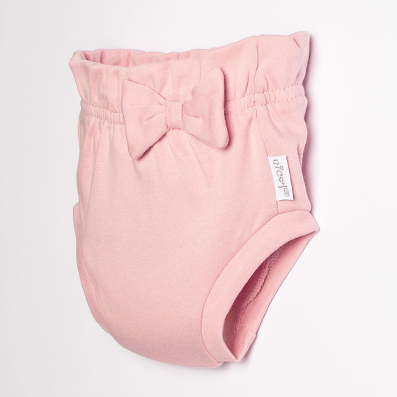 Bloomers Nicol 220087 2-pack para bebés, algodón Oeko-Tex, rosa con flores