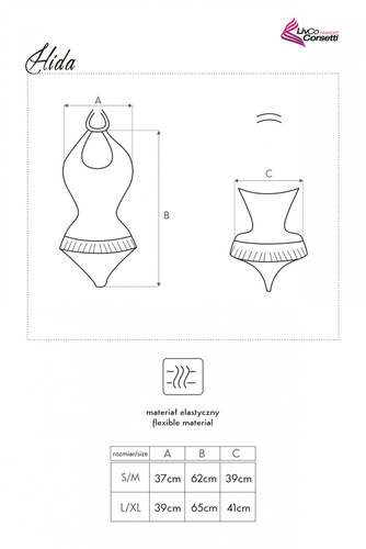 Hida LC 8090 LivCo Corsetti Moda Cuerpo Mujer