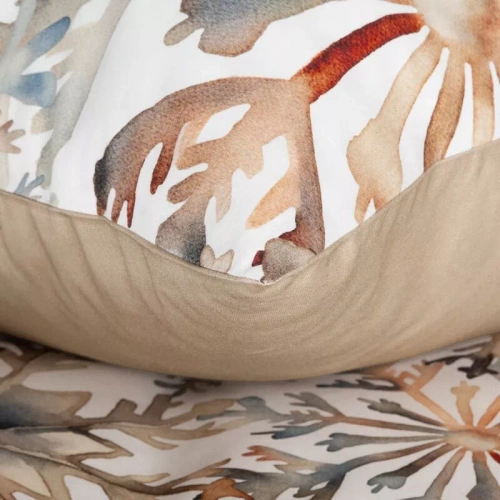 Ropa de cama navideña Elsa Eurofirany beige 100% algodón con cremallera