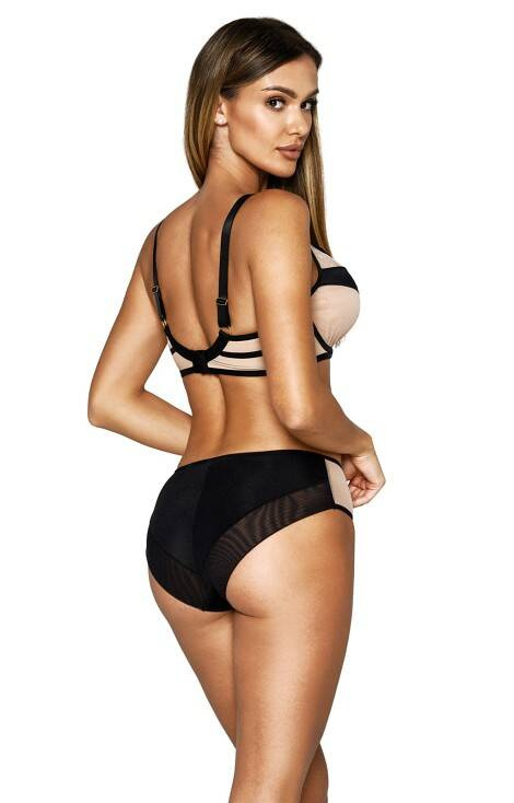 SC-959 Lou II Sujetador suave Kinga - negro-beige