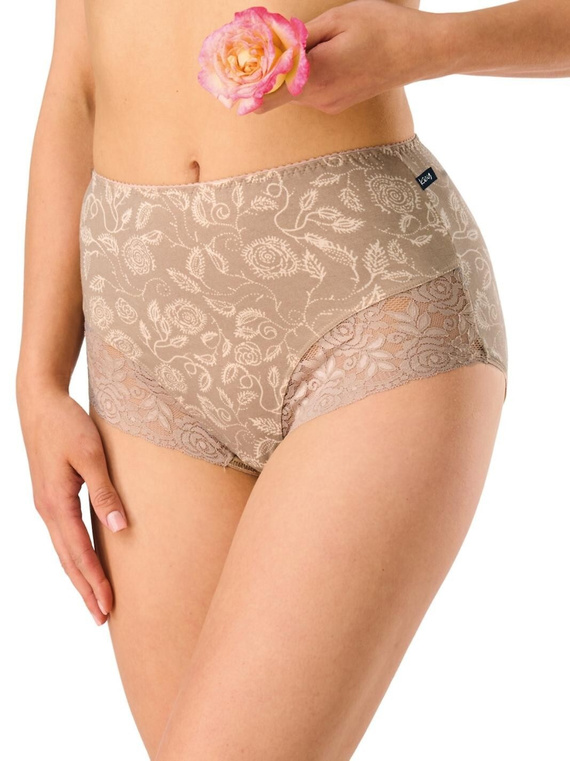 Figi LPF 599 Key beige-moca maxi bikini – Confort y elegancia en algodón de alta calidad