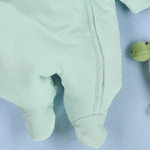 ABN-5578 Dino Explorer Mono de algodón orgánico calentito para bebé de Nini - ecológico y seguro