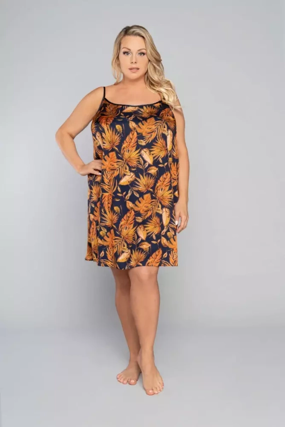 Camisa de mujer Monstera, slim-fit Italia Fashion - estampado