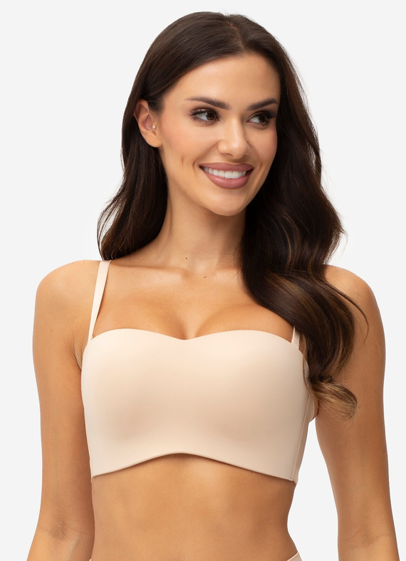 Sujetador bandeau Gatta Opaska – con relleno y varilla lateral
