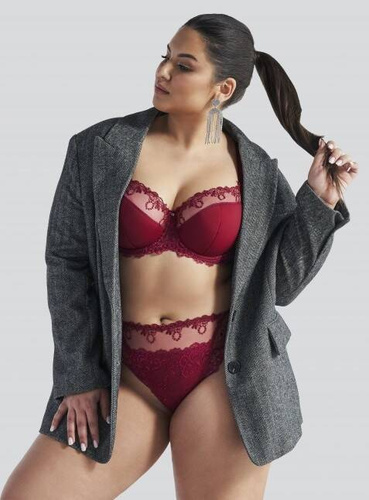 1030 Sujetador semiacolchado Ava rubí