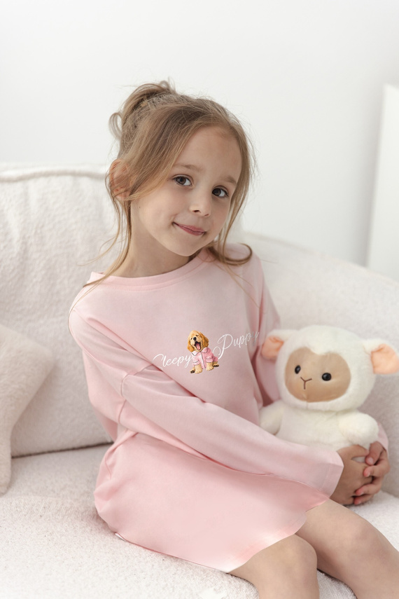 Camisa para niña Taro Vivi 3651 rosa 100% algodón manga larga