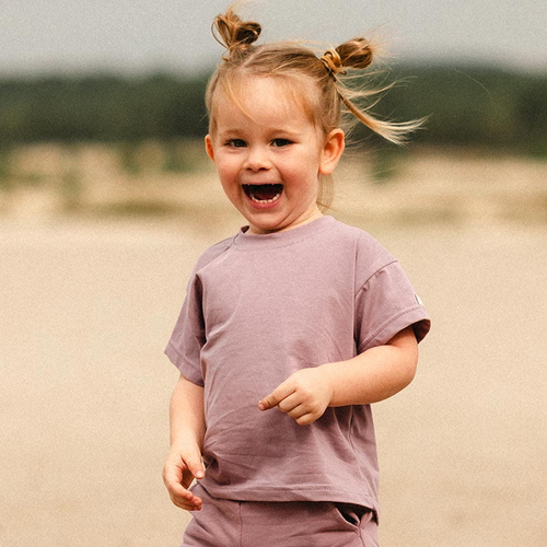 Camiseta infantil oversize Eevi Simply Comfy 100% algodón