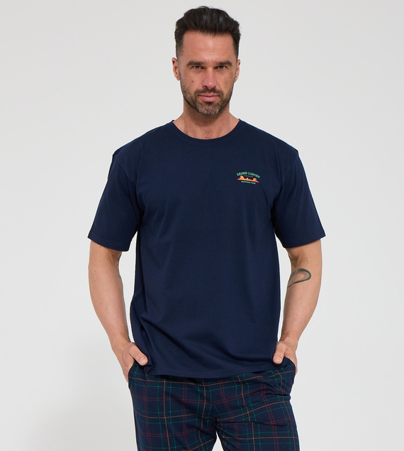 Pijama hombre Cornette Grand Canion 2 462/331 azul marino 100% algodón