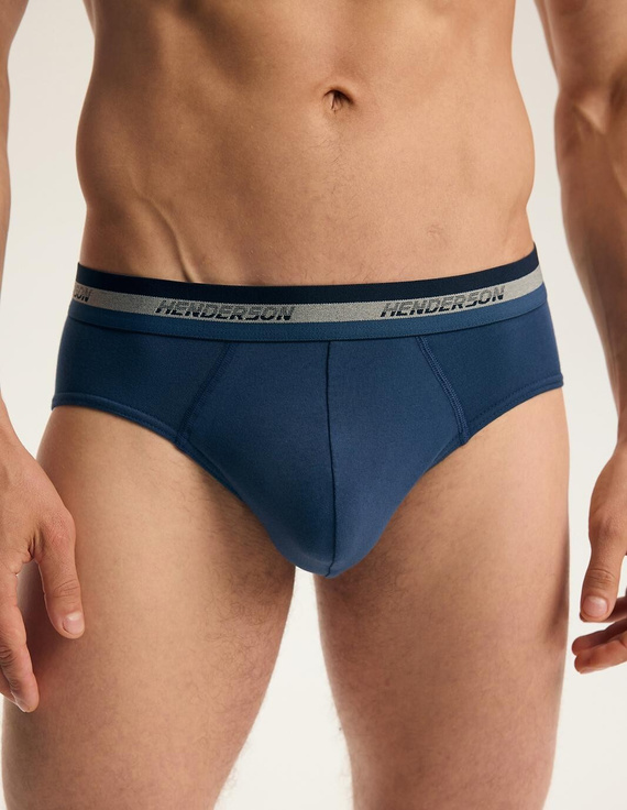 Slips para hombre Henderson Far 45787 2 unidades de algodón gris y vaquero