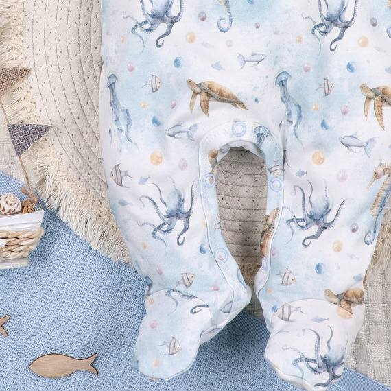 ABN-5449 Pijama Sea Of Joy Nini - algodón orgánico, cierre cómodo