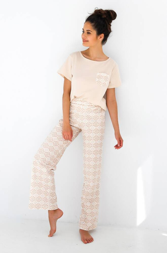 Pijama de mujer Genesis Sensis - beige claro