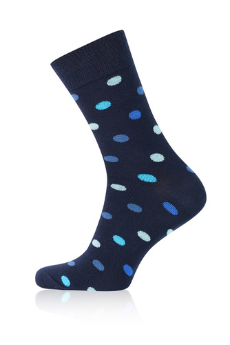 M21 Calcetines largos de hombre Italian Fashion - azul marino/azul