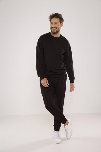 728 Sudadera Just Forex para hombre - negra