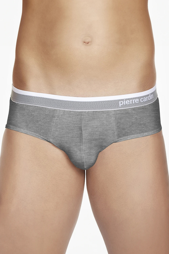 PCU 402 Pierre Cardin gris - calzoncillos clásicos de algodón para hombre, cómodos para llevar a diario