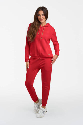 Roma Sudadera con capucha Mujer Moda Italiana - rojo