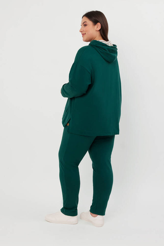 Lagos Sudadera con capucha Mujer Moda Italiana - c. verde