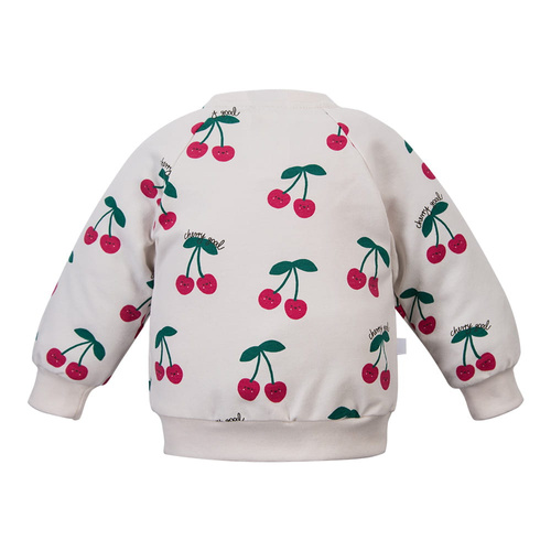 Sudadera niño Eevi Cherry algodón suave cómoda diaria