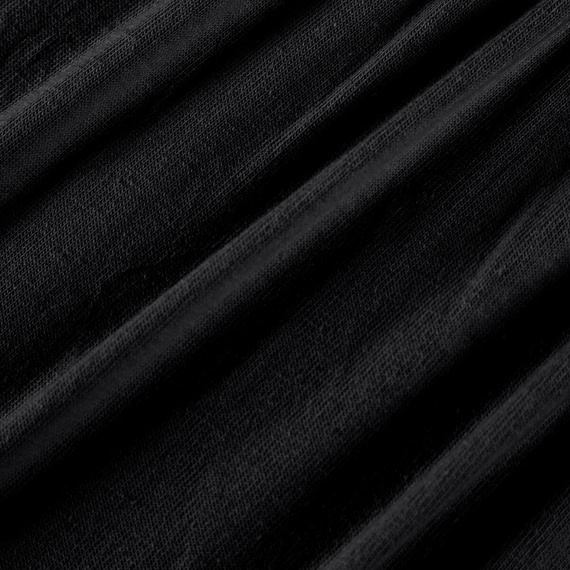 Sábana ajustable Jersey 4 Eurofirany con goma algodón elastano 190 g/m² negro