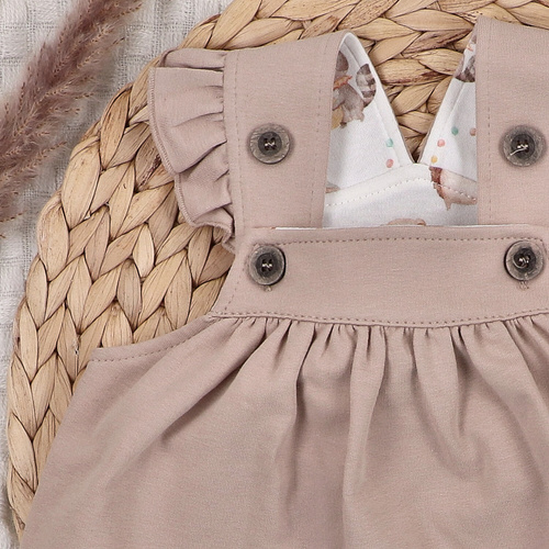 ABN-5593 Vestido para bebé Circus de Nini - 100% algodón orgánico, suave y ecológico