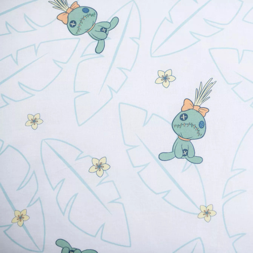 Jerry Fabrics Ropa de cama de algodón Lilo & Stitch Tropical Hugs 100x135 40x60