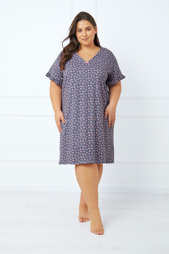 Lotte camisa de manga corta de las señoras Moda italiana - impresión