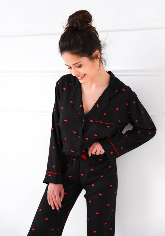 Rolling In Love Sensis pijama de mujer - negro