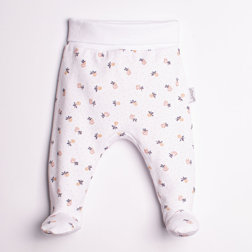 220009  Pantalones bebé "Ola" Nicol – algodón suave con pies