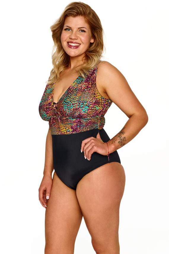 Bañador Lupoline Greta moldeador escote V elegante mujer