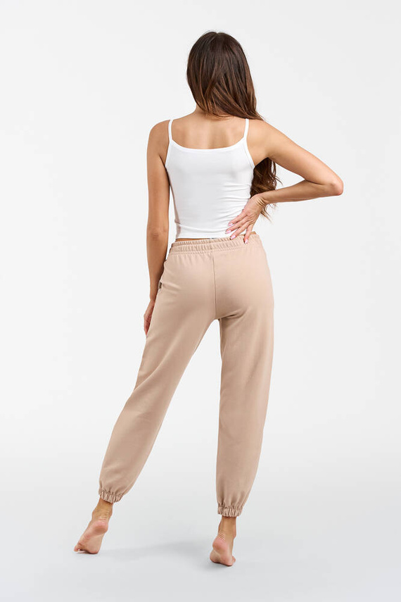 Viva Pantalones de chándal de moda para mujer - beige