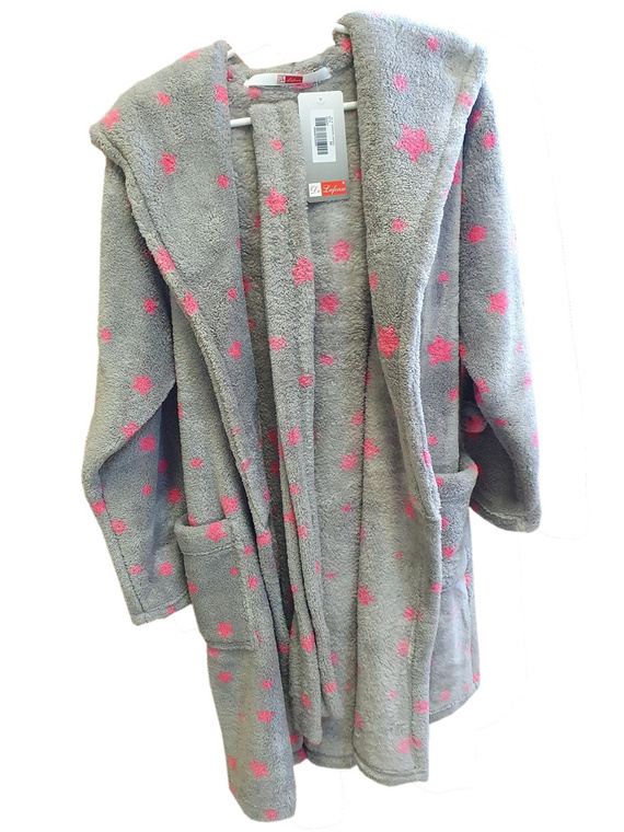 albornoz corto para mujer 673 Stars Forex - gris