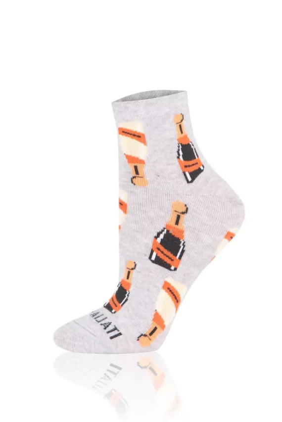S153Z Calcetines Prosecco Calcetines Moda Italiana - light melange