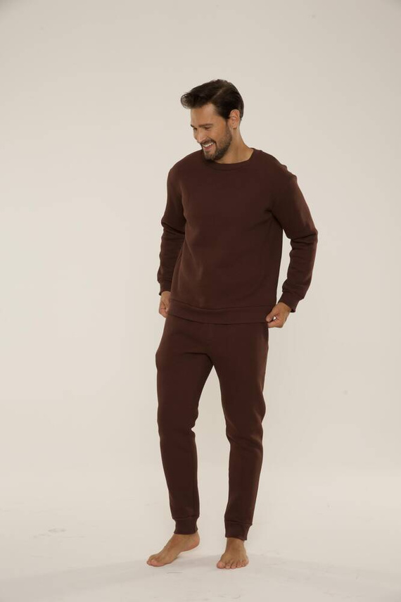 813 Indigo Chándal de hombre de De Lafense - chocolate