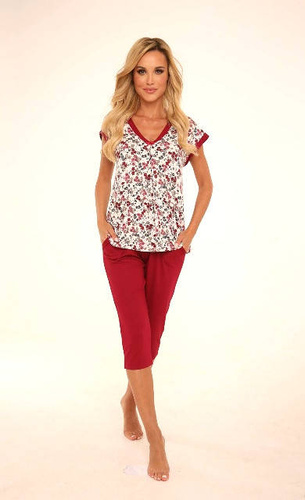 489 Pijama de mujer Mia Forex - rojo