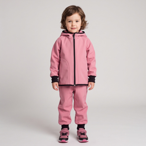 229001 Nicol Chaqueta softshell para niña con capucha, forro polar y reflectante
