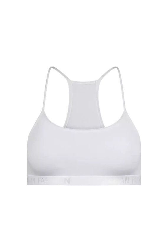 Nikola Sujetador de niña, tirante estrecho Italian Fashion- blanco