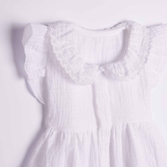 Nicol 224245 Vestido de Muselina para Niña 100% Algodón para Verano