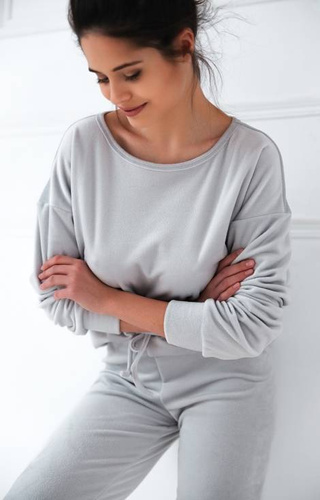 Plata Pijama de mujer Sensis - gris