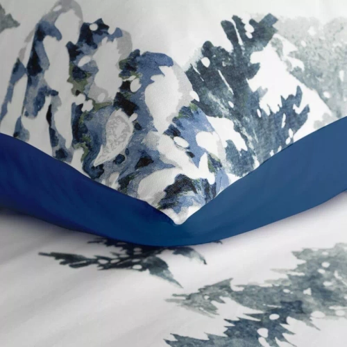 Ropa de cama navideña Natal Eurofirany árboles de Navidad 100% algodón 105 g/m²
