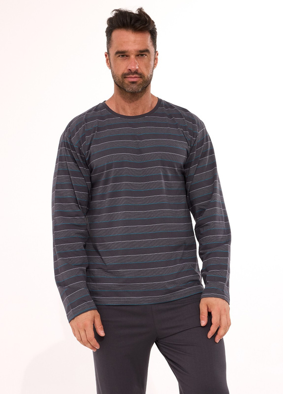 138/57 Cornette Varios pijama de hombre | Algodón, rayas, manga larga, en caja