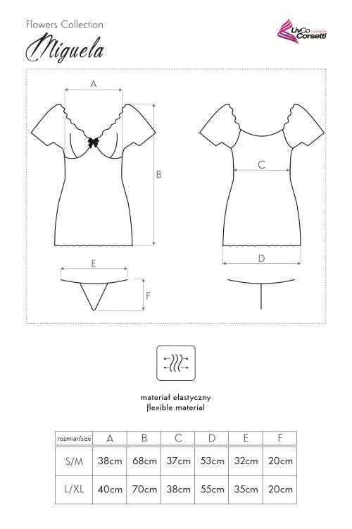 Miguela LC 30028 Conjunto dos piezas señora LivCo Corsetti Fashion