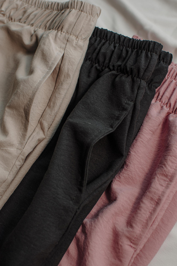 Maeve 875 De Lafense pantalón de pijama de mujer - largo, liso, con bolsillos - negro