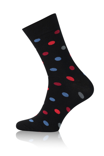 M21 Calcetines largos de hombre Italian Fashion - negro/bordeos/grafito